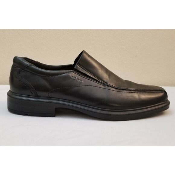 ECCO Helsinki Black Leather Slip On Loafer Dress Mens Shoes Sz US 11-11.5 EU 45 main image 9
